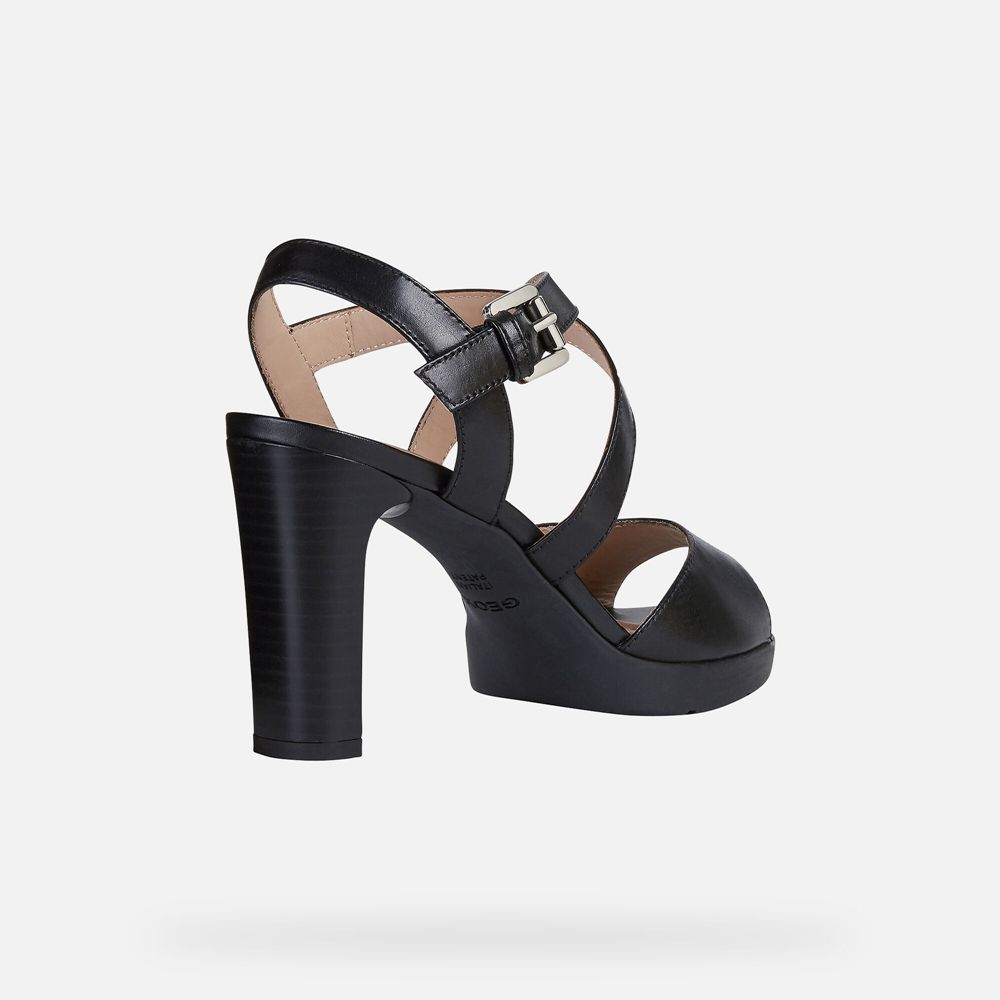 Geox Bayan Sandalet Siyah - Annya - TMV-095176